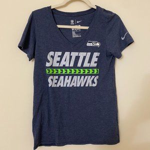 Nike Seattle Seahawks Short-Sleeved V Neck Shirt